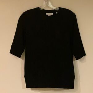 VINCE Merino Wool, Black knit top, size Medium